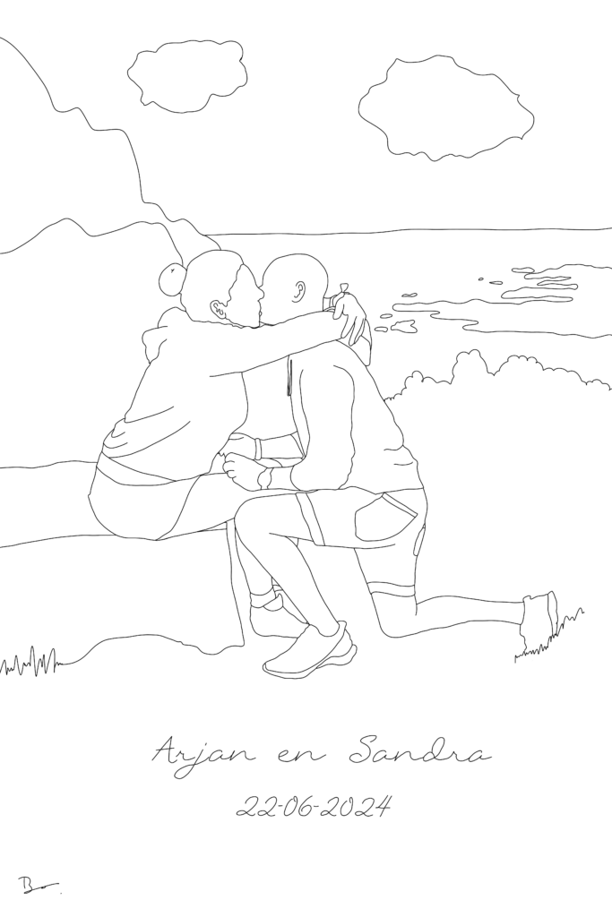 Lijntekening; lineart; digitalart; digitaldrawing; bophotocreations